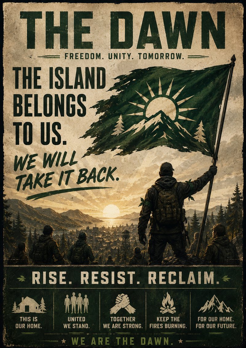 The island belongs to us. We will take it back.